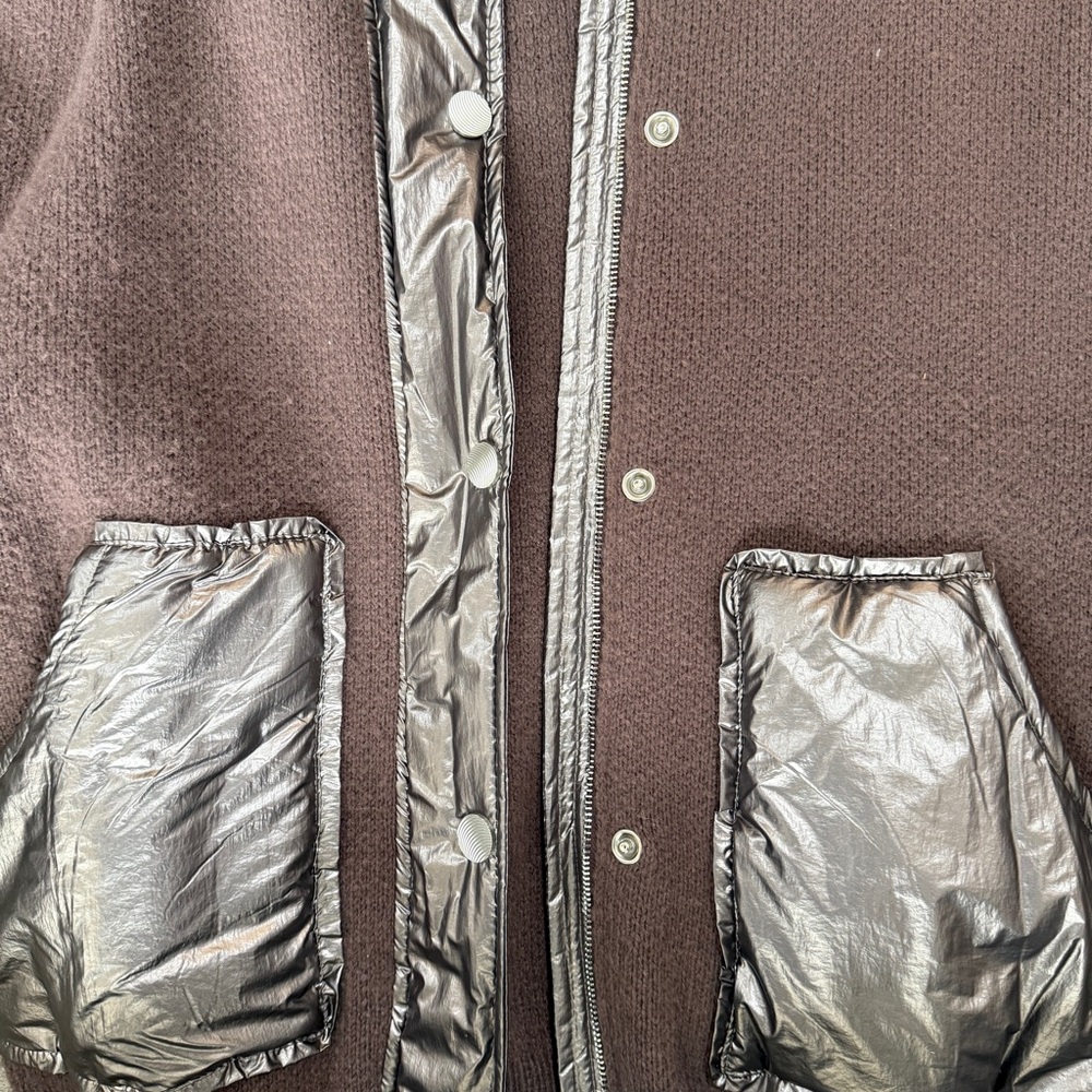 Easel Brown Metallic Jacket - Picture 4 of 8